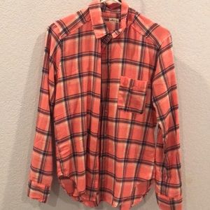 Hollister plaid shirt